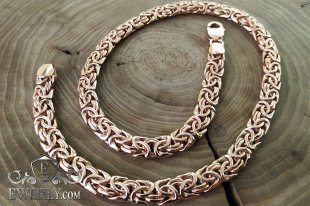 Gold chain "Fox tail", фото